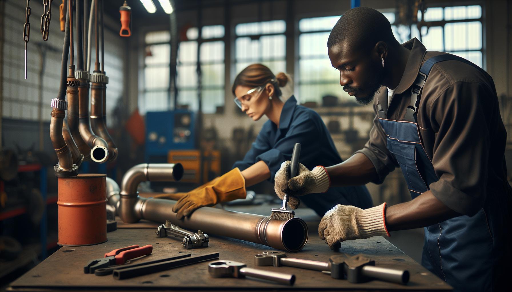 Steps to Prepare Exhaust Pipes for Welding